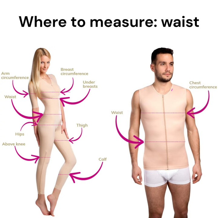 Lipoelastic KP Special Abdominal Compression Binder - White 3 Panel (23cm Height)