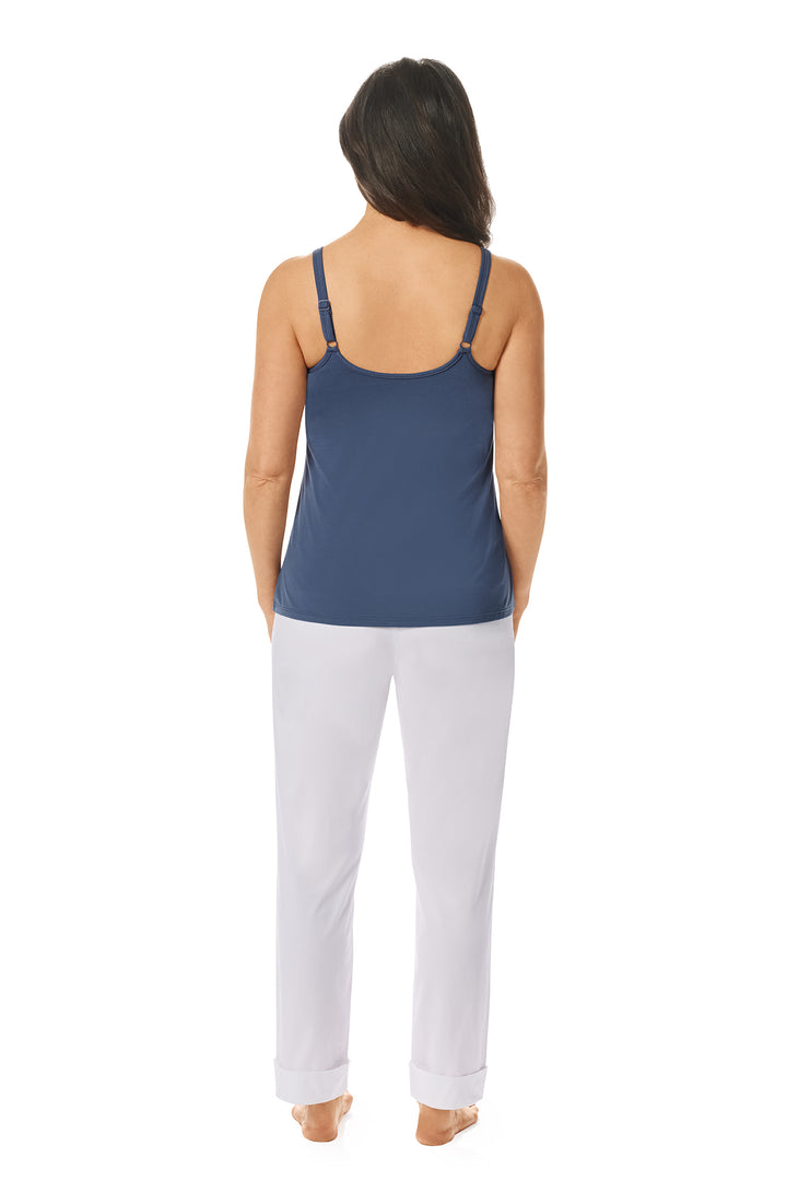 Amoena Pocketed Mastectomy Alessia Top - 44925 Indigo Blue