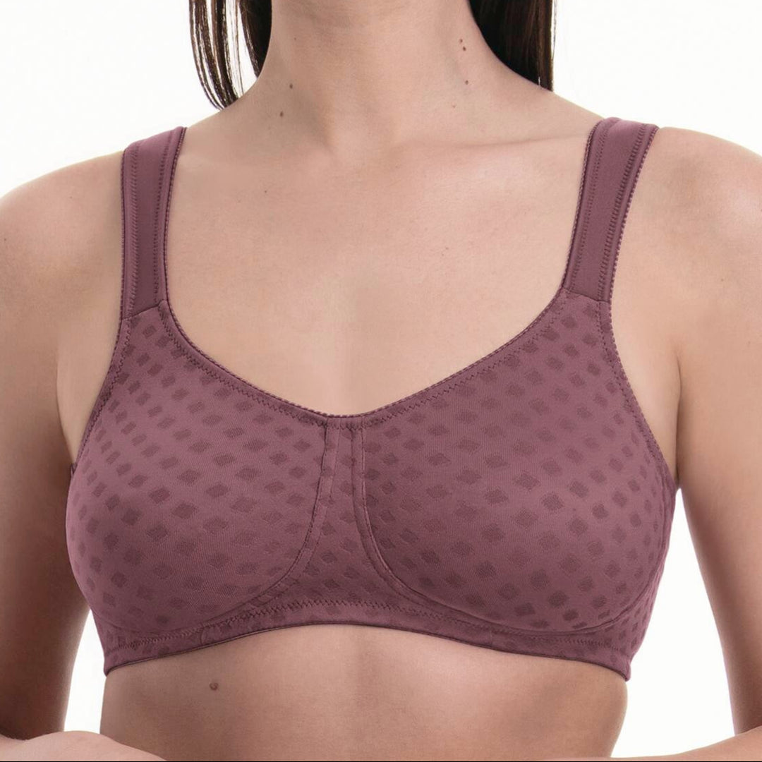 Anita Care Lisa Soft Cup Wire Free Mastectomy Bra - Dark Rose 5726X