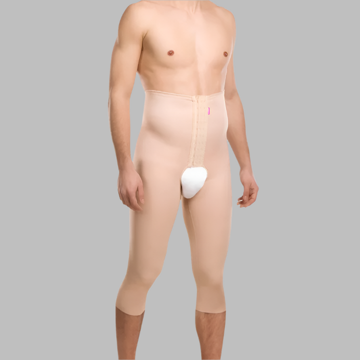 Lipoelastic TDm Variant Male Post Surgery Compression Garment - Black