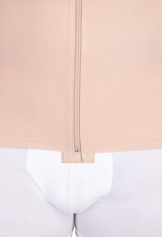 Lipoelastic MTmL Comfort Male Post Surgery Compression Vest - Beige