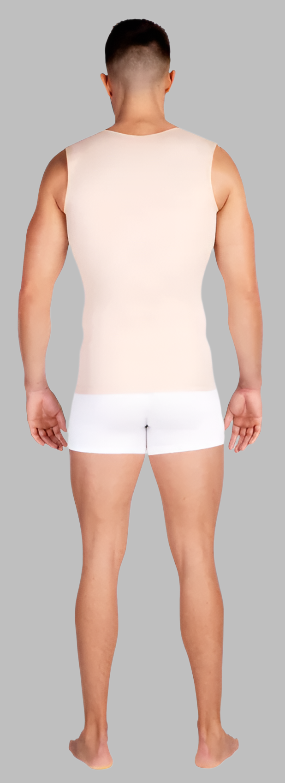 Lipoelastic MTmL Comfort Male Post Surgery Compression Vest - Black