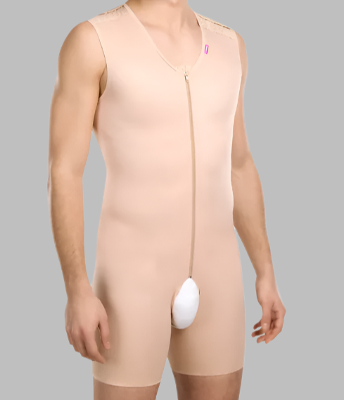 Lipoelastic MGmm Comfort MALE Post Surgery Compression Garment - Beige