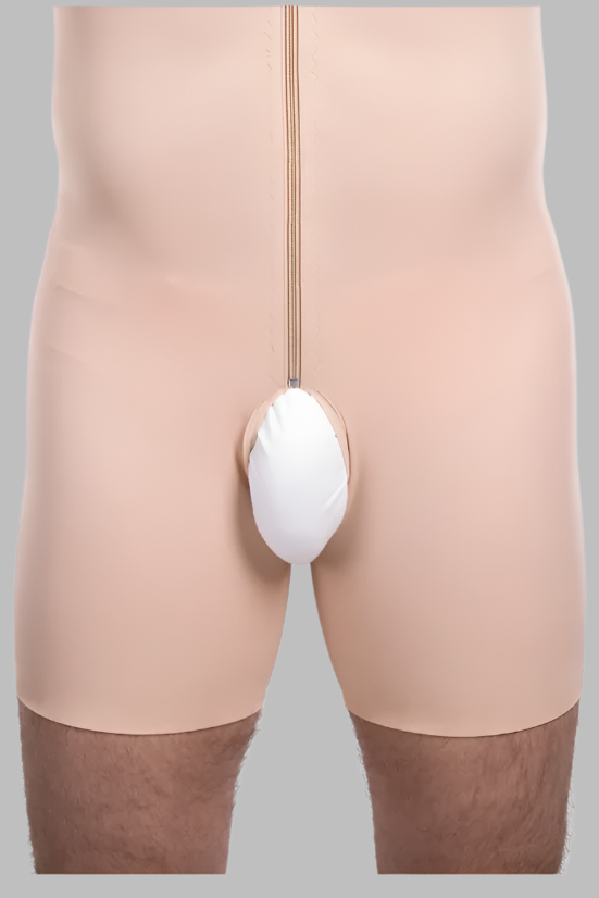 Lipoelastic MGmm Comfort MALE Post Surgery Compression Garment - Beige