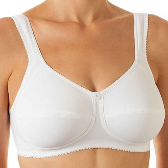 Silima Diana Pocketed Mastectomy Bra - 57255 White