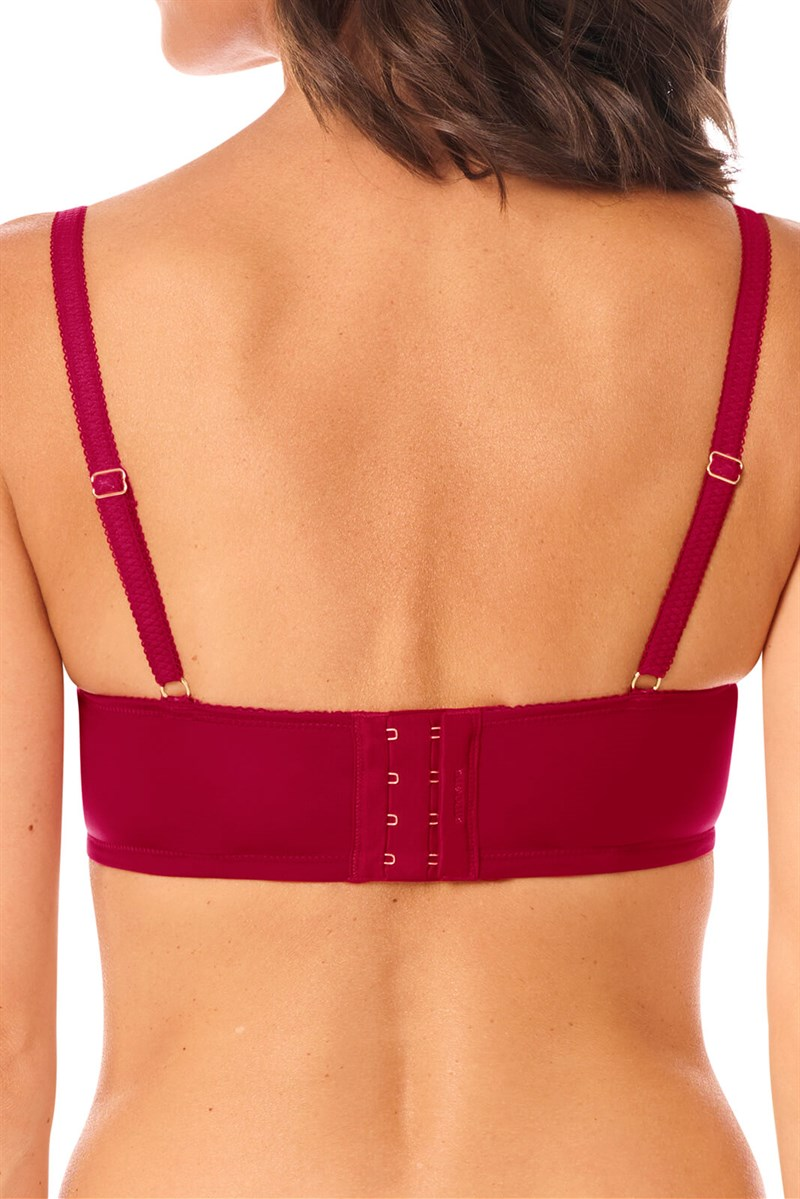 Amoena Kyra Padded Pocketed Mastectomy Non-Wired Bra - Chili/Sand - 44899