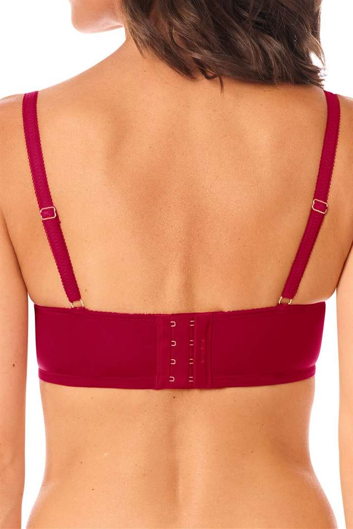 Amoena Kyra Padded Pocketed Mastectomy Non-Wired Bra - Chili/Sand - 44899
