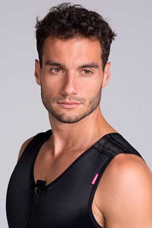 Lipoelastic MGmm Comfort MALE Post Surgery Compression Garment - Black