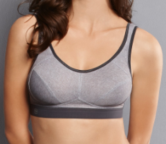Anita Active Extreme Control Sports Mastectomy Bra - Grey Heather 5727X