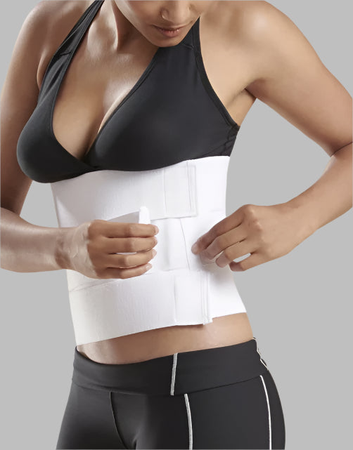 Marena AB3S3 Abdominal Compression Binder White - up to 106cm waist