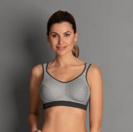 Anita Active Extreme Control High Impact (Non Pocketed) Bra - Heather Grey 5527