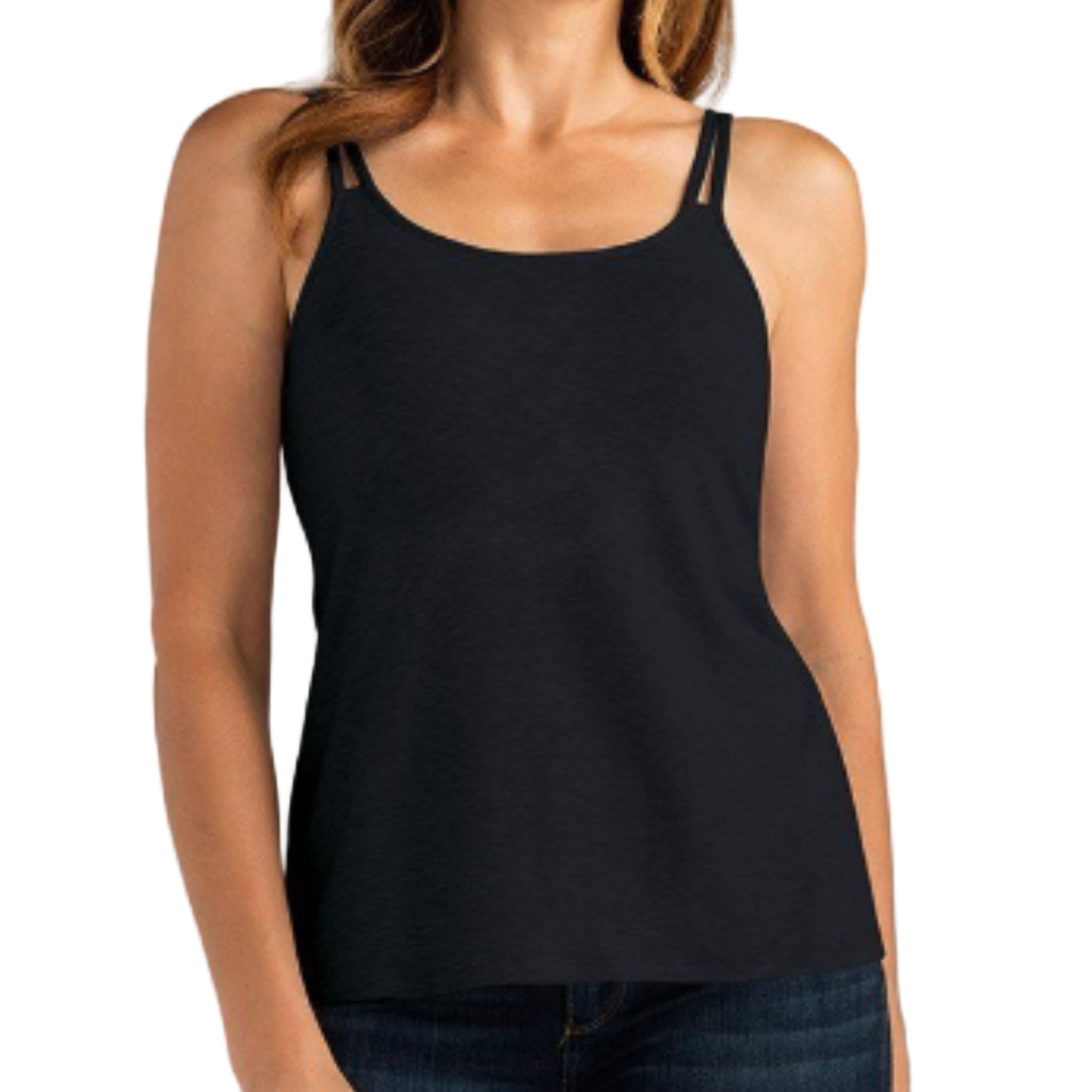 Amoena Valletta Pocketed Mastectomy Singlet/Cami - Black 70229