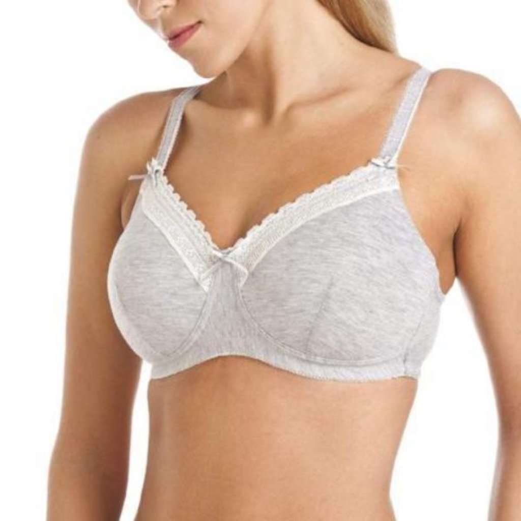 Royce Chloe Wire Free Mastectomy Bra - Grey Marle  893P