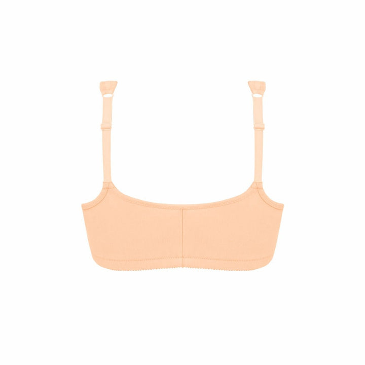 Amoena Fleur Wire Free Front Closure Pocketed Mastectomy Bra - Sand 44671