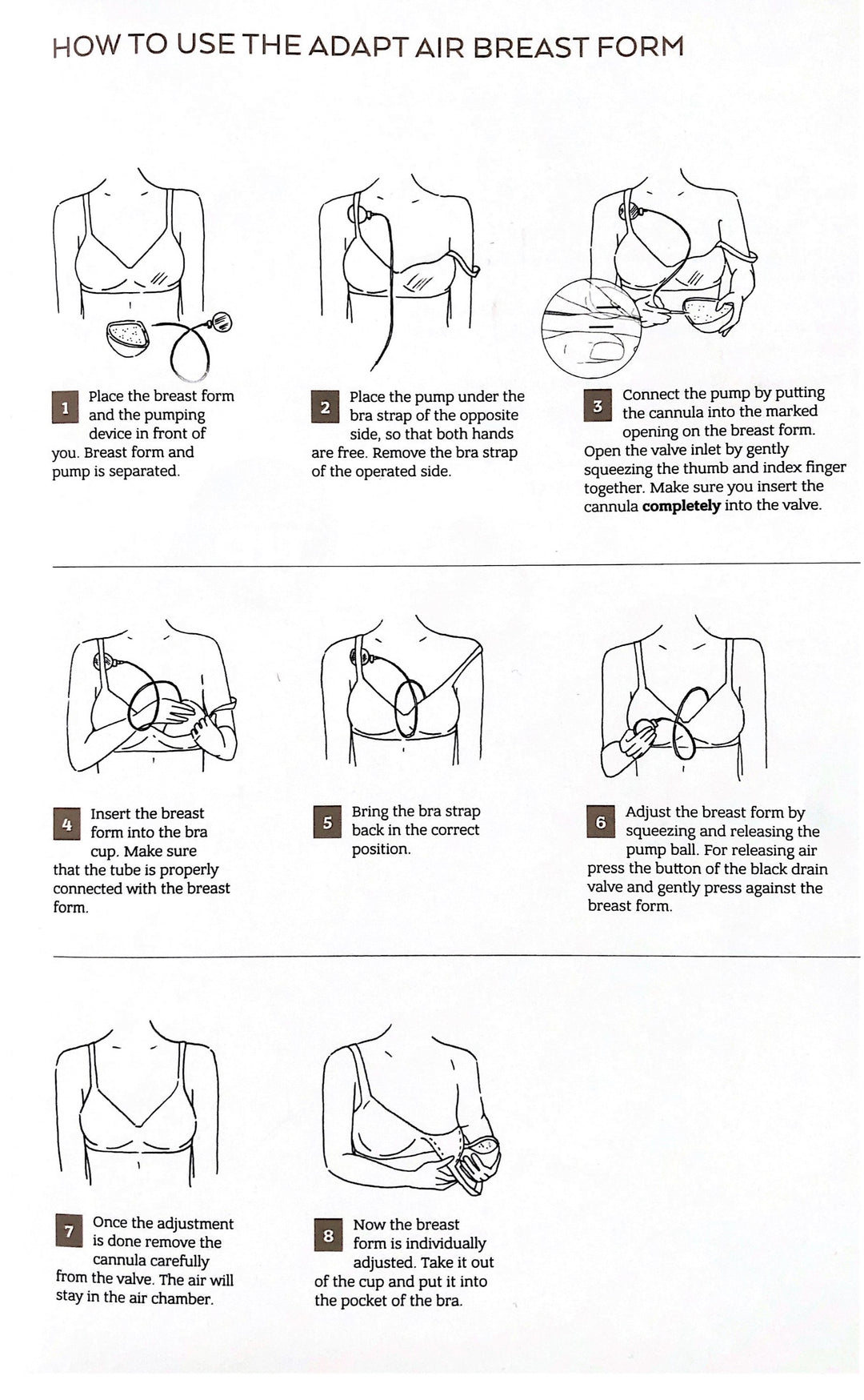 Amoena Adapt Air Light Breast Prostheses Form 2SN - 327