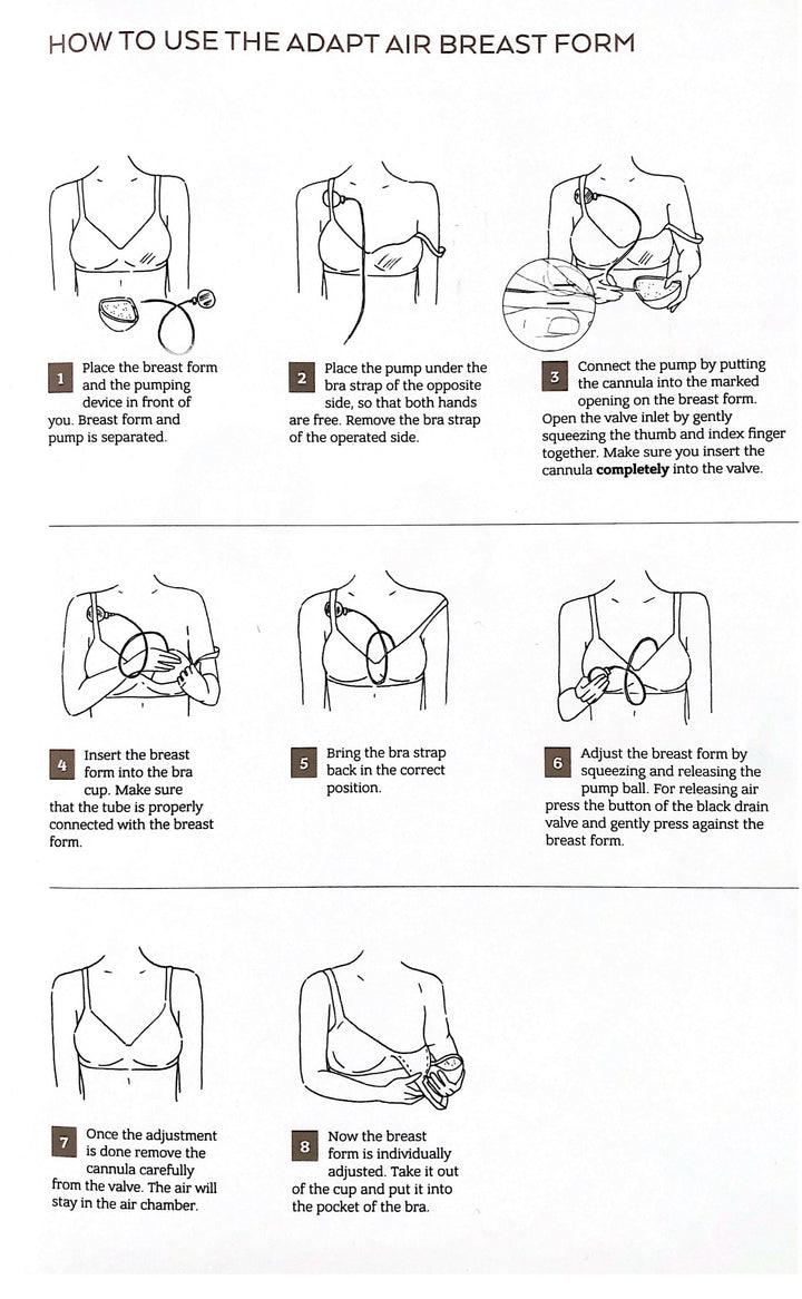 Amoena Adapt Air Light Breast Prostheses Form 2SN - 327