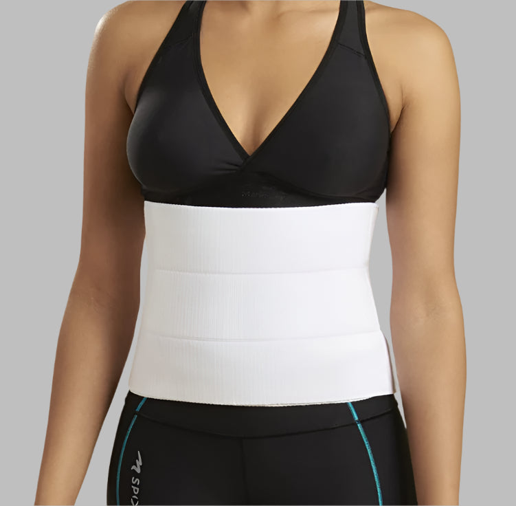 Marena AB3 Abdominal Compression Binder White - up to 106cm waist