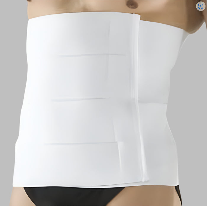 Marena AB4X Abdominal Compression Binder White for 107-163cm waist