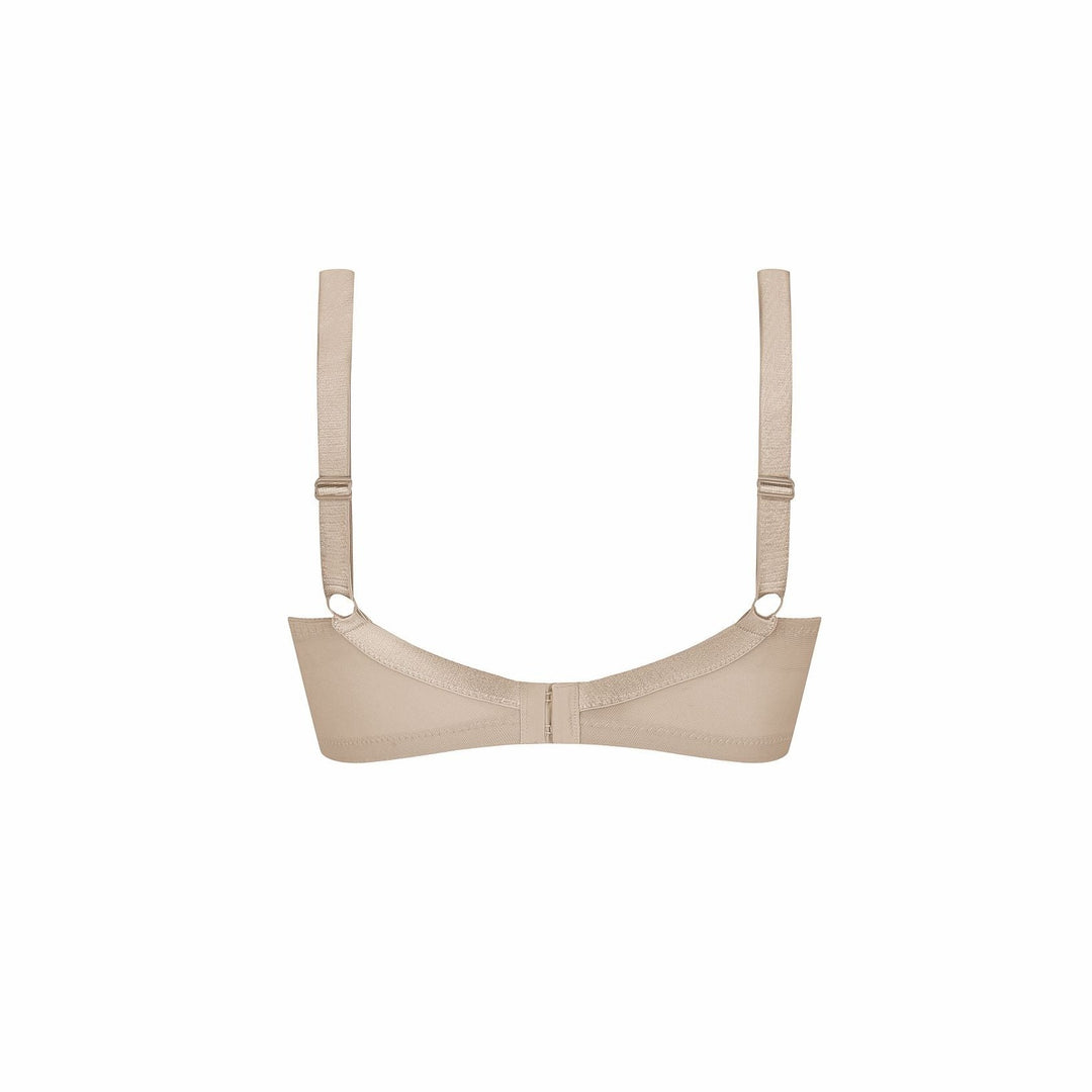 Amoena Nancy Wirefree Front Fastening Pocketed Mastectomy Bra - Light Sand 44739