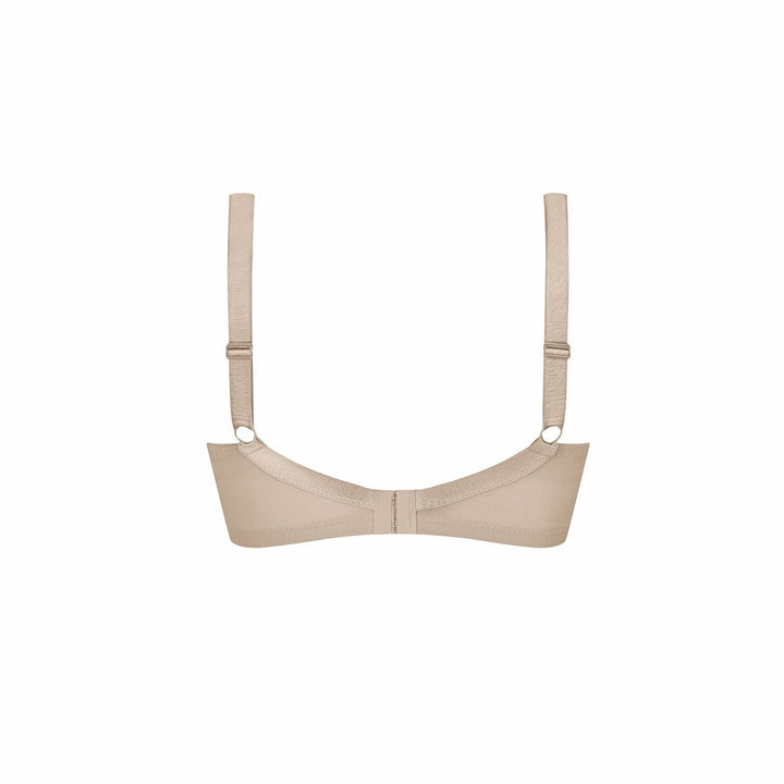 Amoena Nancy Wirefree Front Fastening Pocketed Mastectomy Bra - Light Sand 44739