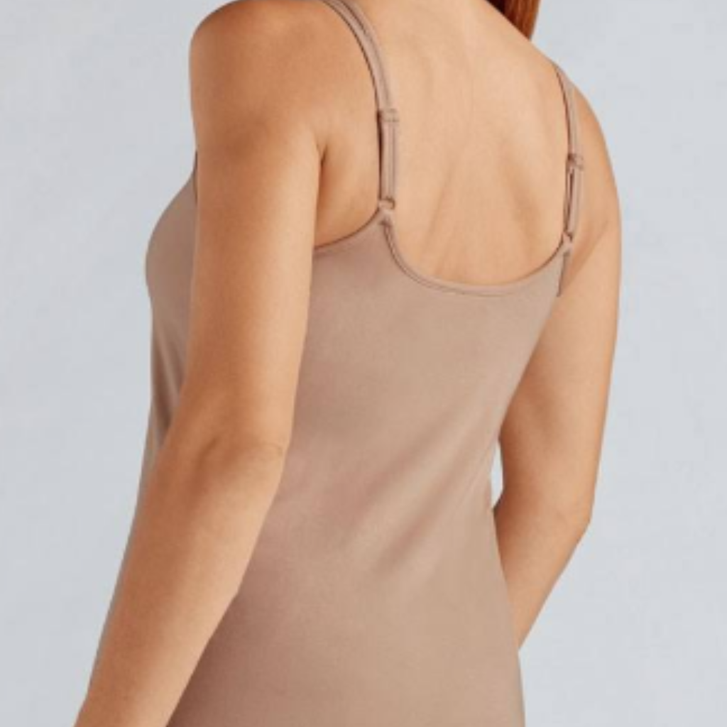 Amoena Valletta Pocketed Mastectomy Singlet/Cami - Sand 44075