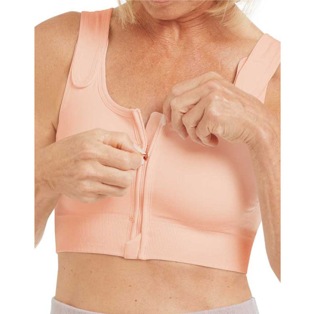 Amoena Pamela Compression Bra - Rose Nude 45009