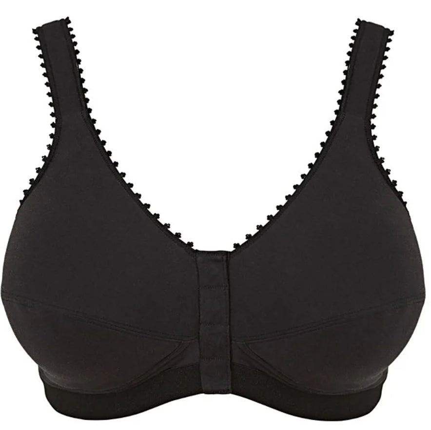Royce Comfi Front Closure Mastectomy Bra - Black 1010
