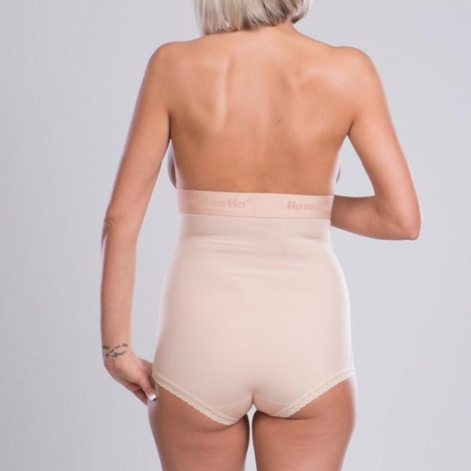 Lipoelastic VH Classic Briefs WITHOUT ZIPPER Stage 2 Post Surgery Compression Garment - Black