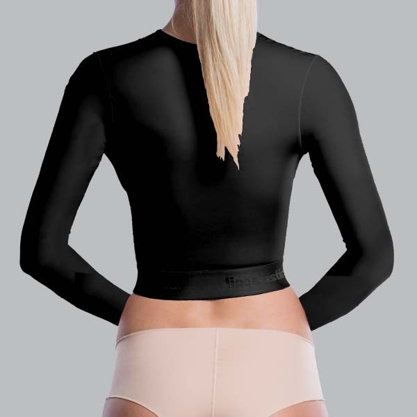 Lipoelastic MT Smooth Variant Post Surgery Compression Garment - Black