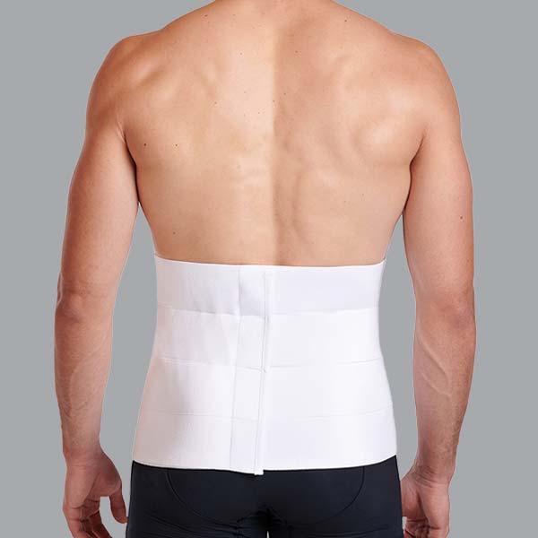 Marena AB4 Abdominal Compression Binder White up to 107cm waist