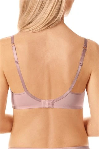 Amoena Danielle Padded Soft Non-Wired Pocketed Mastectomy Bra - Light/Dark Mauve 44920