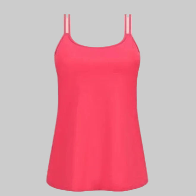 Amoena Valletta Pocketed Mastectomy Singlet/Cami - Watermelon 45130