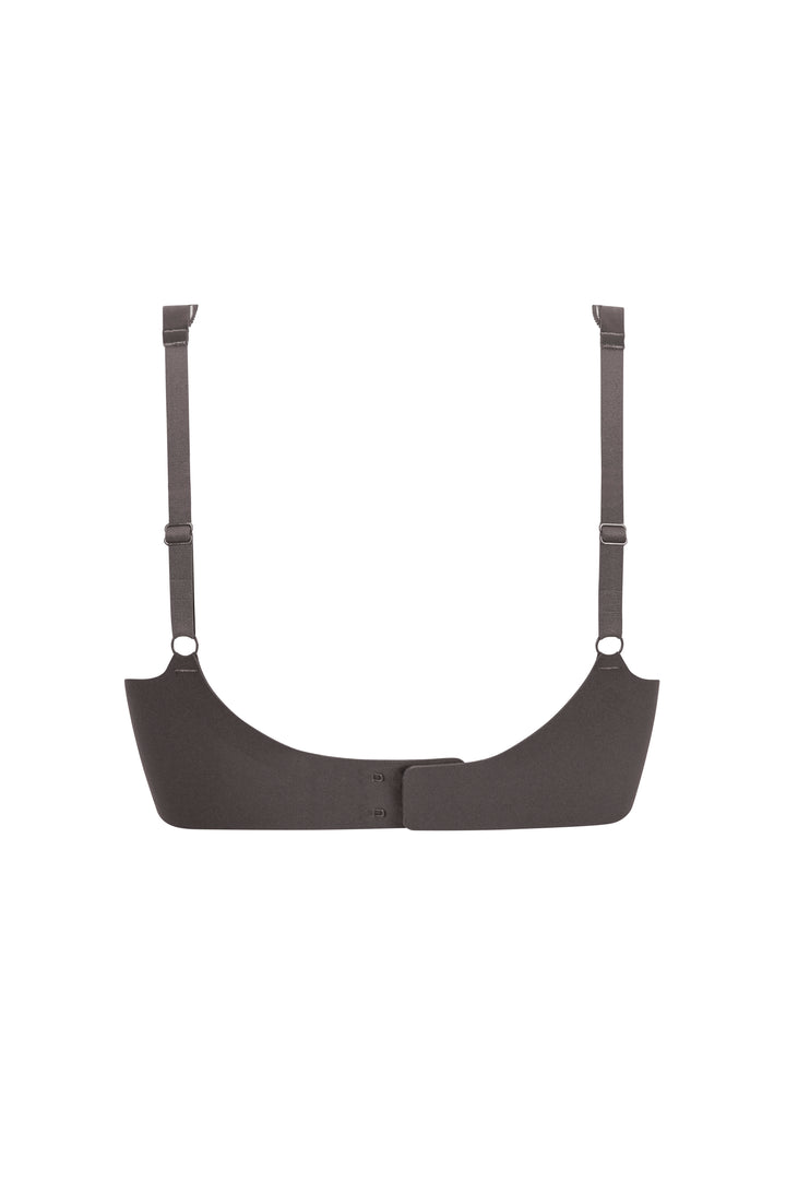 Amoena Wave Flow Pocketed Padded Mastectomy Bra - Anthracite 45144