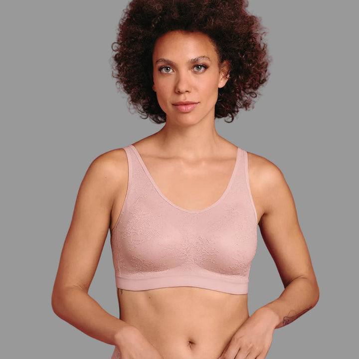 Anita Care Essential Lace Pocketed Mastectomy Bra - Rosewood 4700X (Allow 1-2 weeks for delivery)
