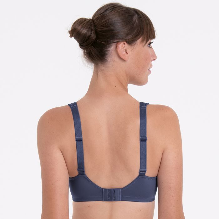 Anita Care Lucia Wire Free Pocketed Mastectomy Bra - Moonlight Blue 4723X (allow 2-3 weeks delivery)