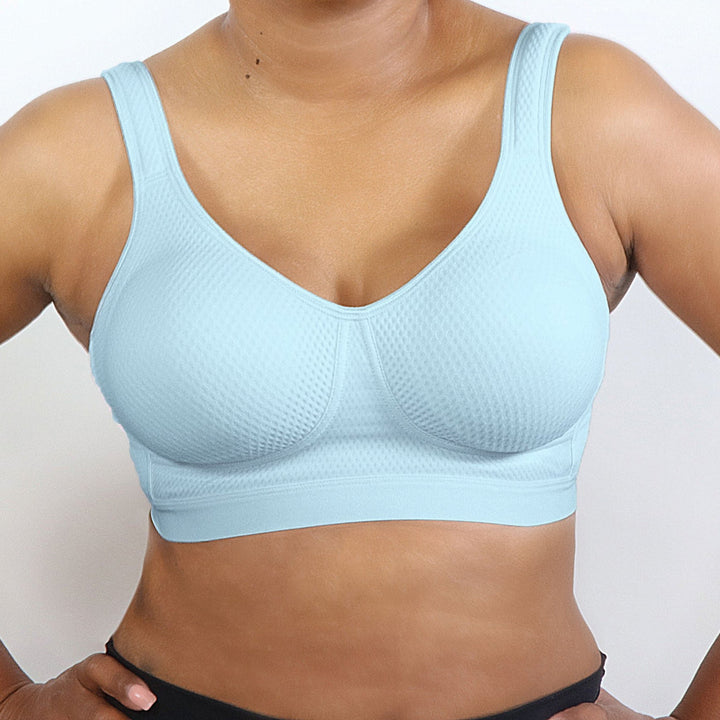 ABC Everyday Comfort Wire Free Pocketed Mastectomy Bra - Clear Water 525