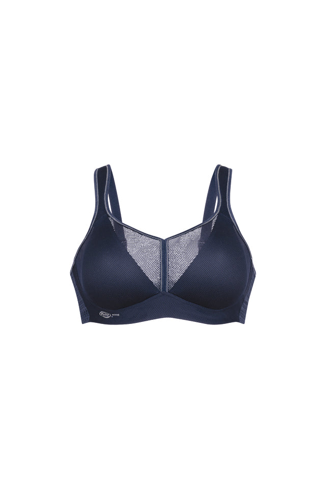 Anita Air Control (Non Pocketed) Sports Bra - Blue Iris 5544 (Allow 2 weeks for delivery)