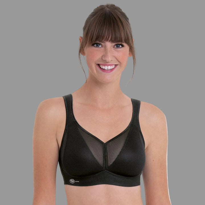 Anita Air Control (Non Pocketed) Sports Bra - Black 5544