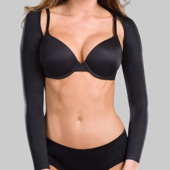 Lipoelastic AS (Black) Unisex Long Variant Sleeve Post Surgery Compression Garment - Black