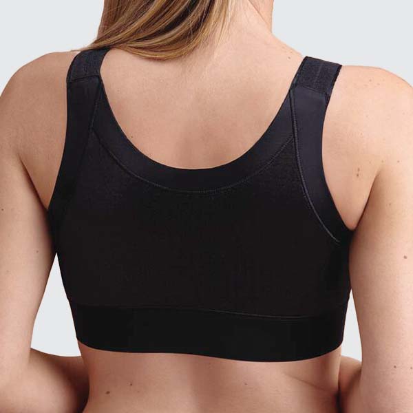 Anita Care - Leeds Compression Lymph-O-fit Bra Front Fastening Medical Compression Garment For Lymphoedema - Black 4111