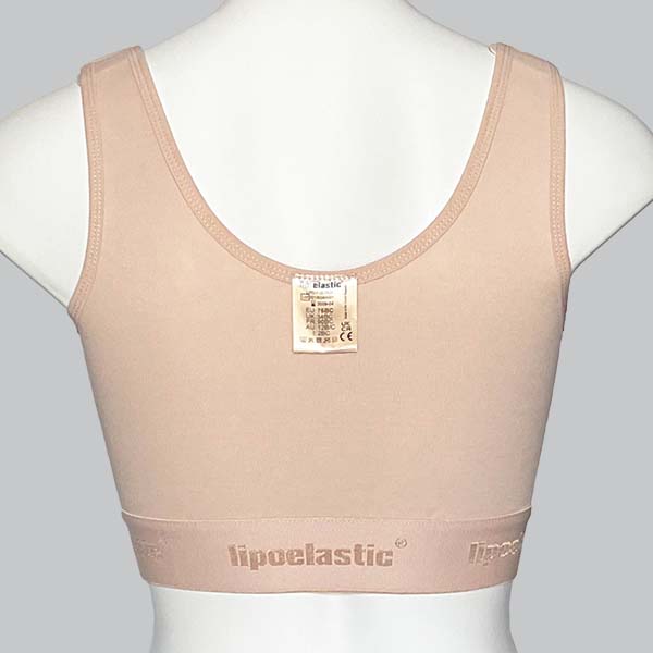 Lipoelastic PI Optimal Variant Post Surgery Compression Bra - Beige
