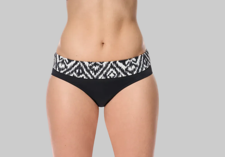 Amoena Salta High Waisted Bikini Bottoms/Briefs - Back/ Office white 71783