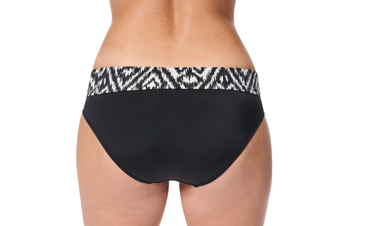 Amoena Salta High Waisted Bikini Bottoms/Briefs - Back/ Office white 71783
