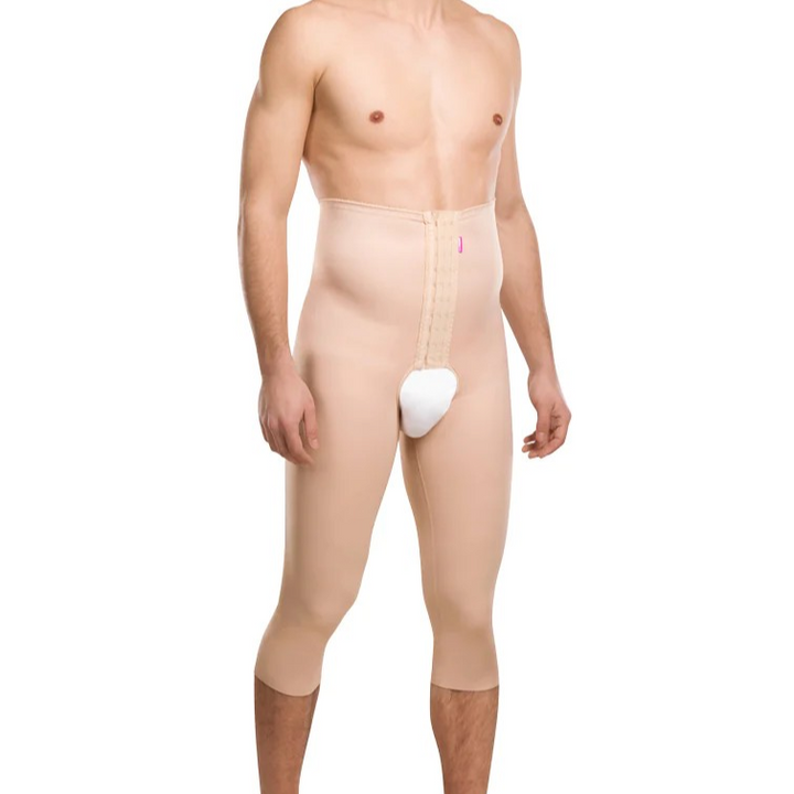 Lipoelastic TDm Variant Male Post Surgery Compression Garment - Black