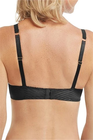 Amoena Karolina Soft Cup Non-Wired Pocketed Mastectomy Bra- Black/Sand 44763