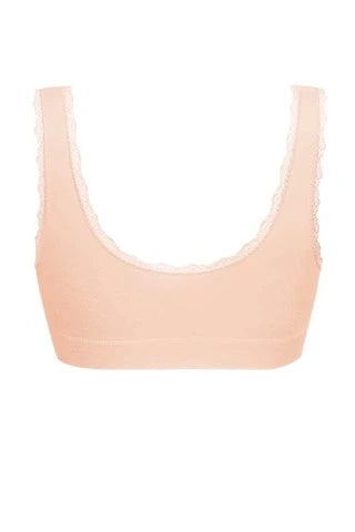 Amoena Kitty Mastectomy Pocketed Wire Free Soft Bra - Blush 44607