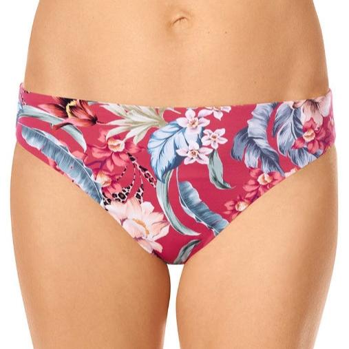 Amoena Cozumel Bikini Bottoms (Reversible) - Deep Pink/Multi 71719