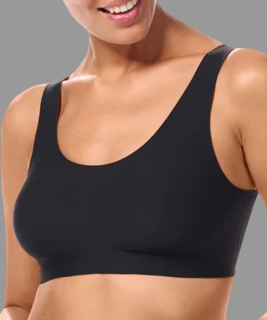 Amoena Linda Wire-Free Bra - Black 44936