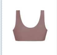 Amoena Frances Wire Free Front Closure Pocketed Mastectomy Bra - Dark Mauve 2128