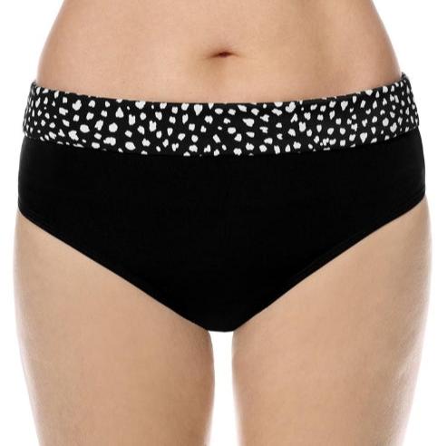 Amoena Manila High-Waist Bikini Bottoms - Black - 71659